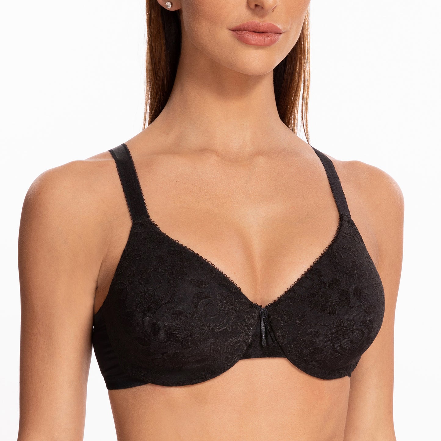 MELENECA Minimizer Underwire Criss Cross Back Lift Bra