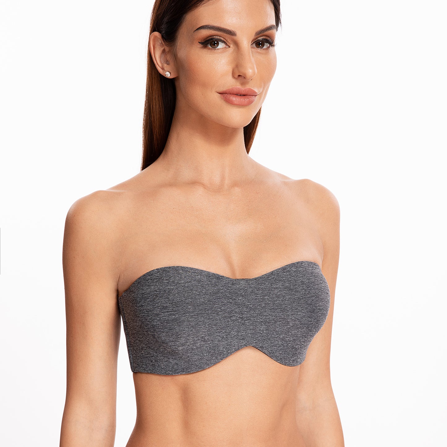 MELENECA Strapless Bras for Large Bust Minimizer Unlined with Underwire