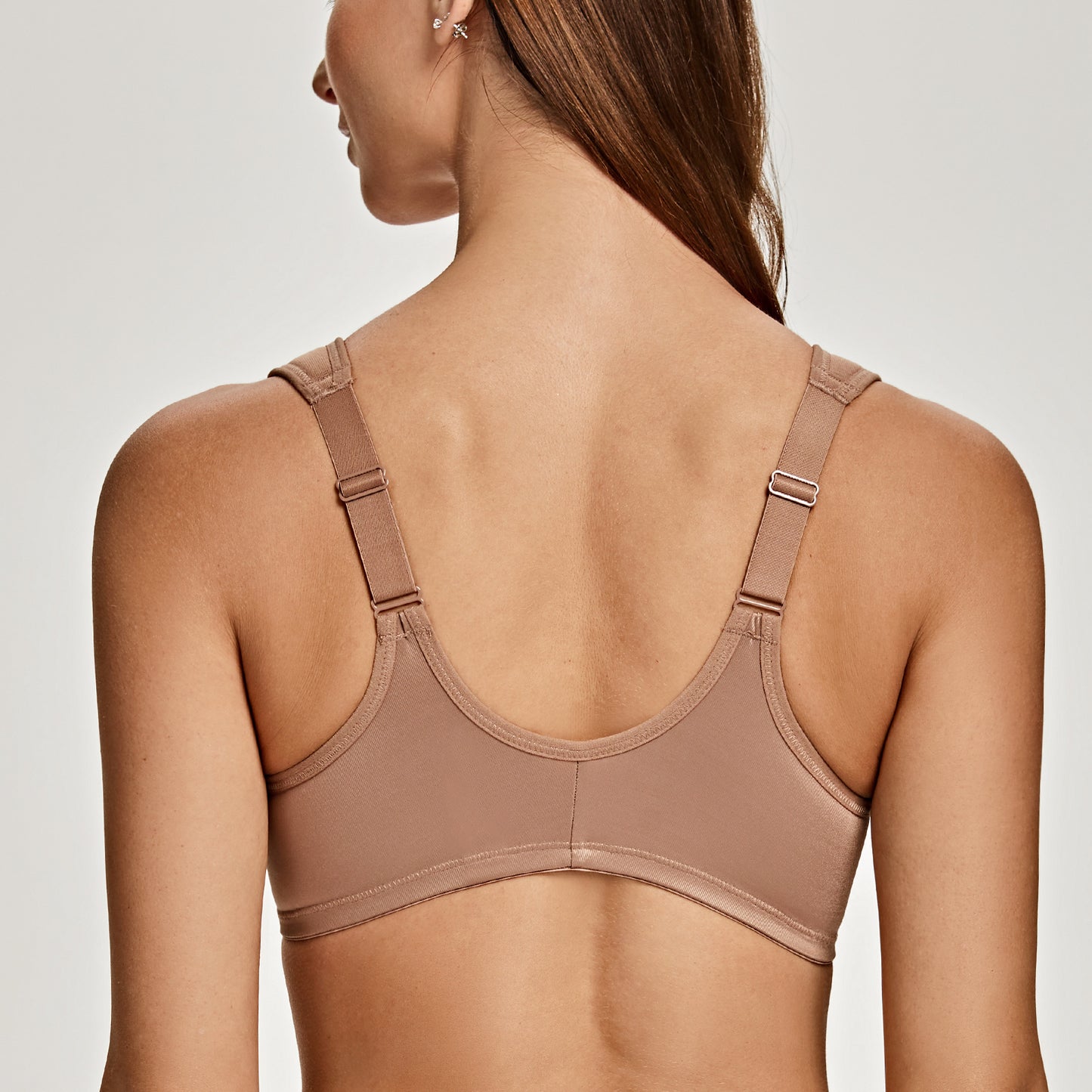 MELENECA Front Closure Underwire Unlined Lace Cup Bras