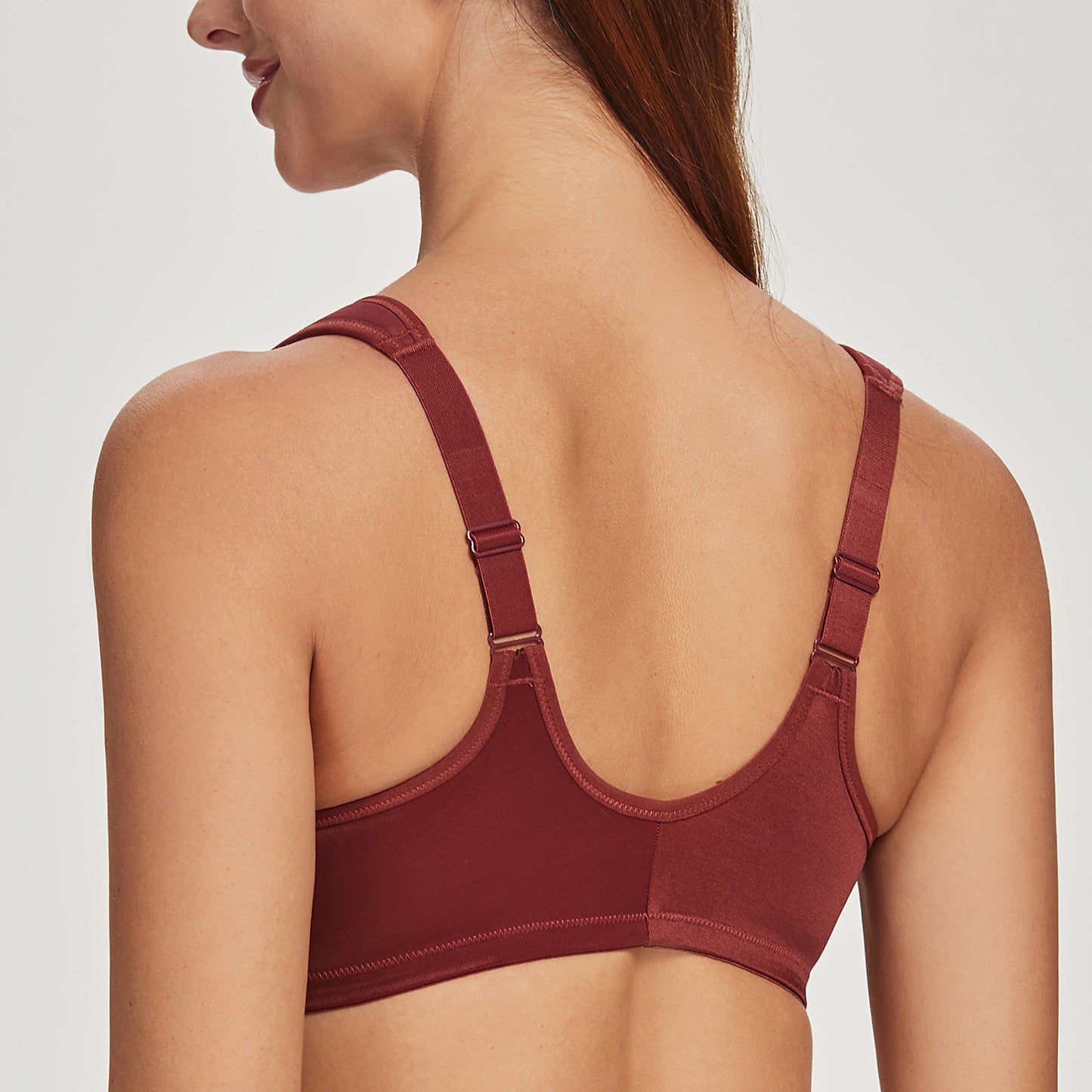 MELENECA Front Closure Underwire Unlined Lace Cup Bras