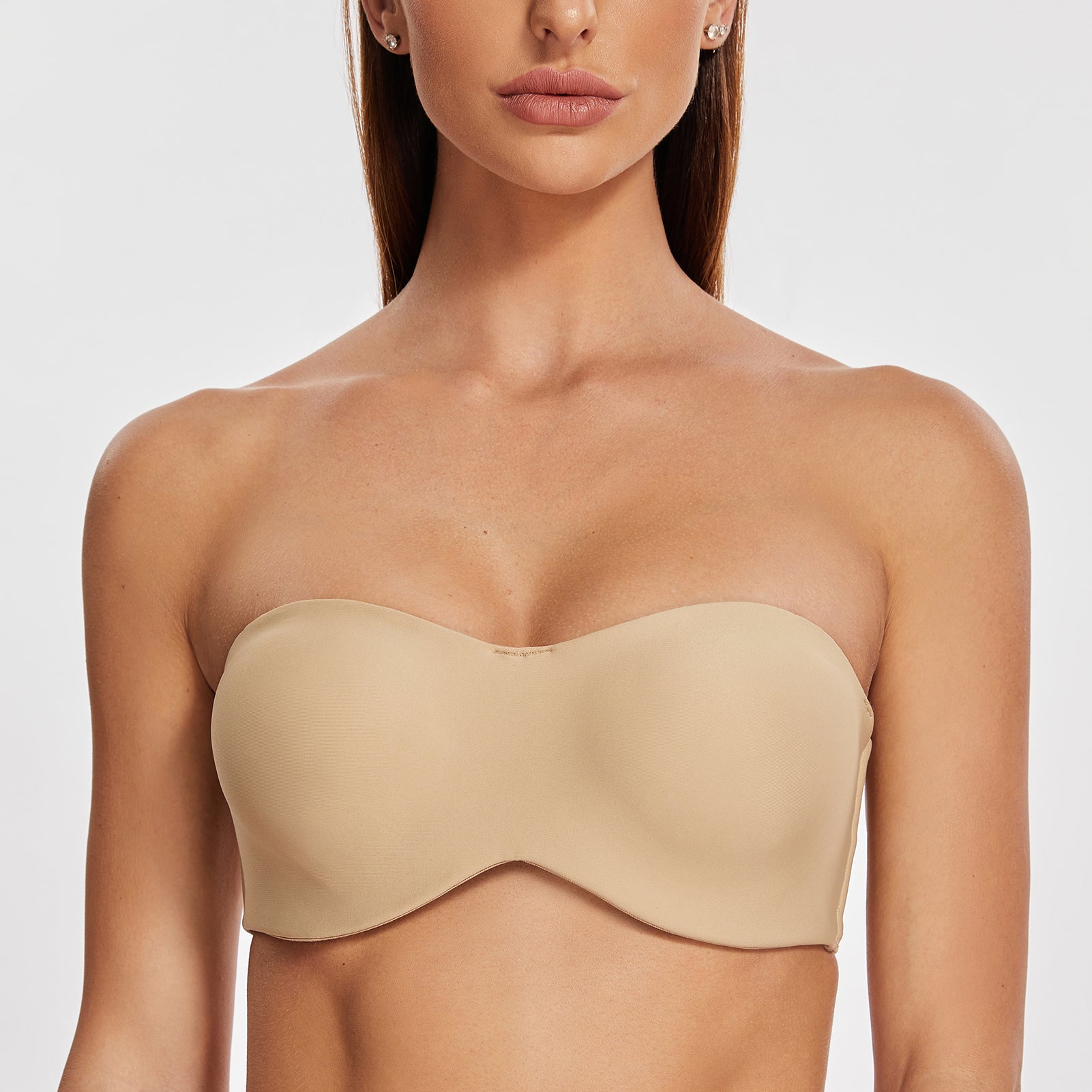 MELENECA Women's Strapless Bra for Large Bust Minimizer