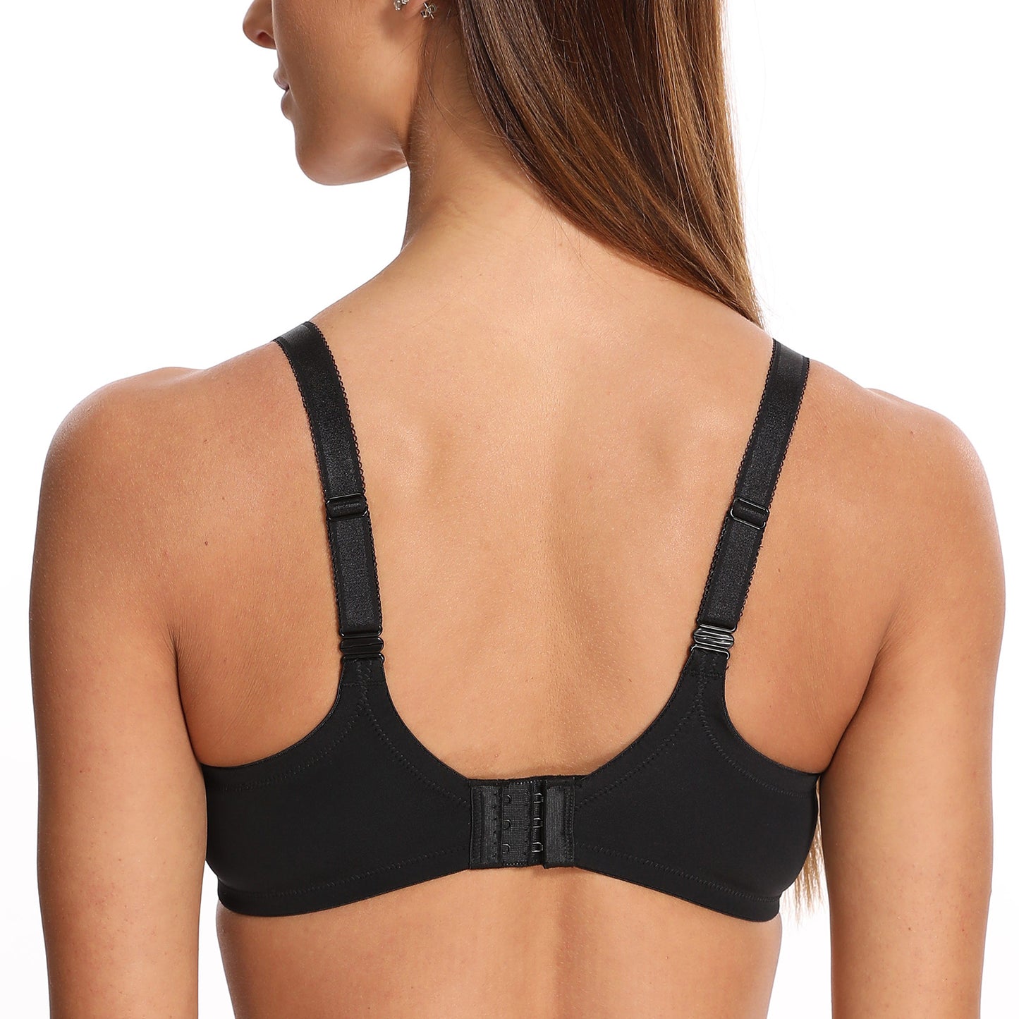MELENECA Minimizer Underwire Criss Cross Back Lift Bra
