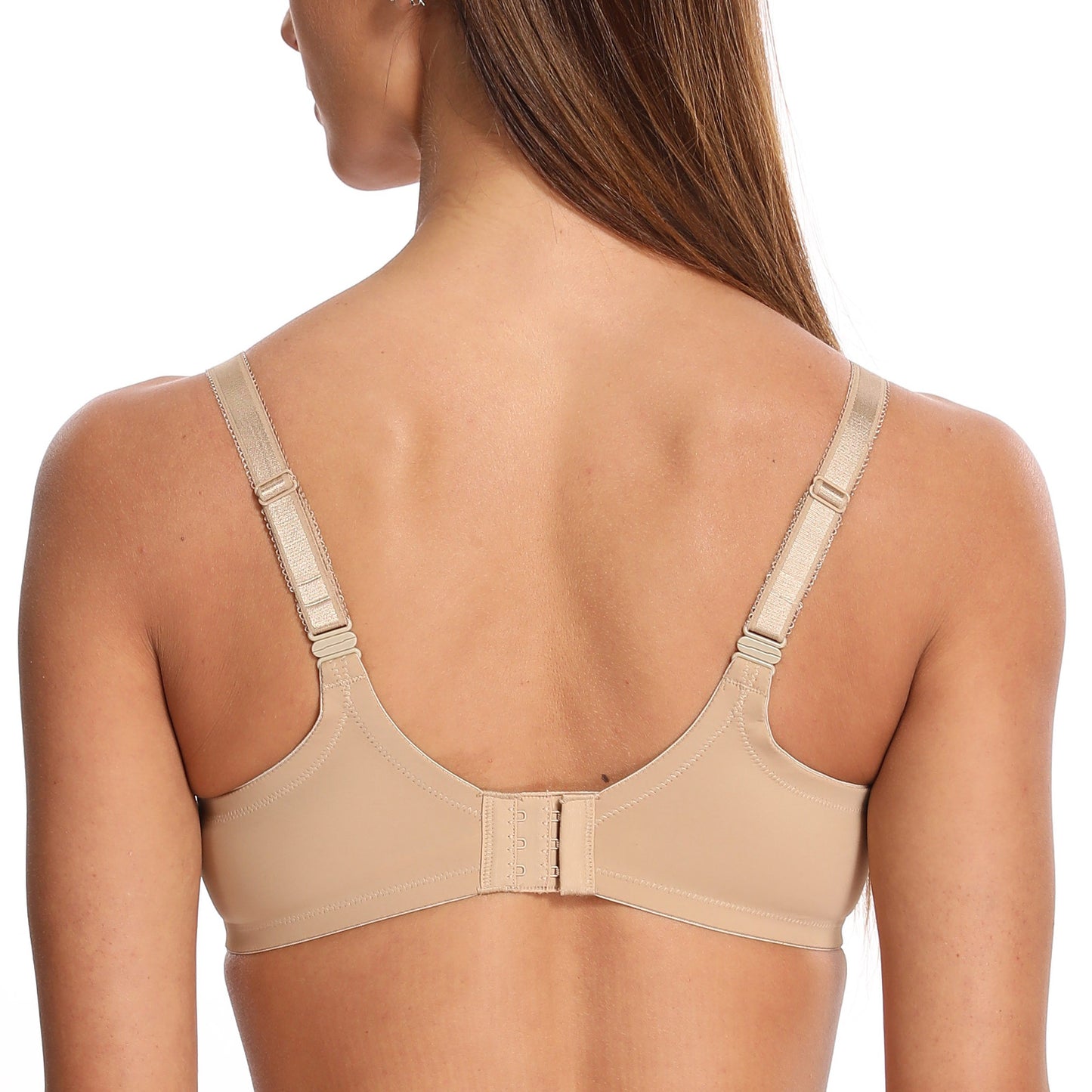 MELENECA Minimizer Underwire Criss Cross Back Lift Bra