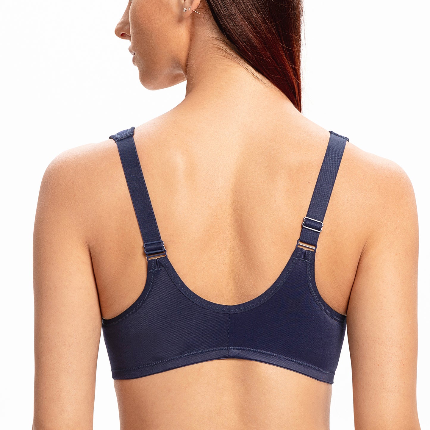 MELENECA Front Closure Underwire Unlined Lace Cup Bras