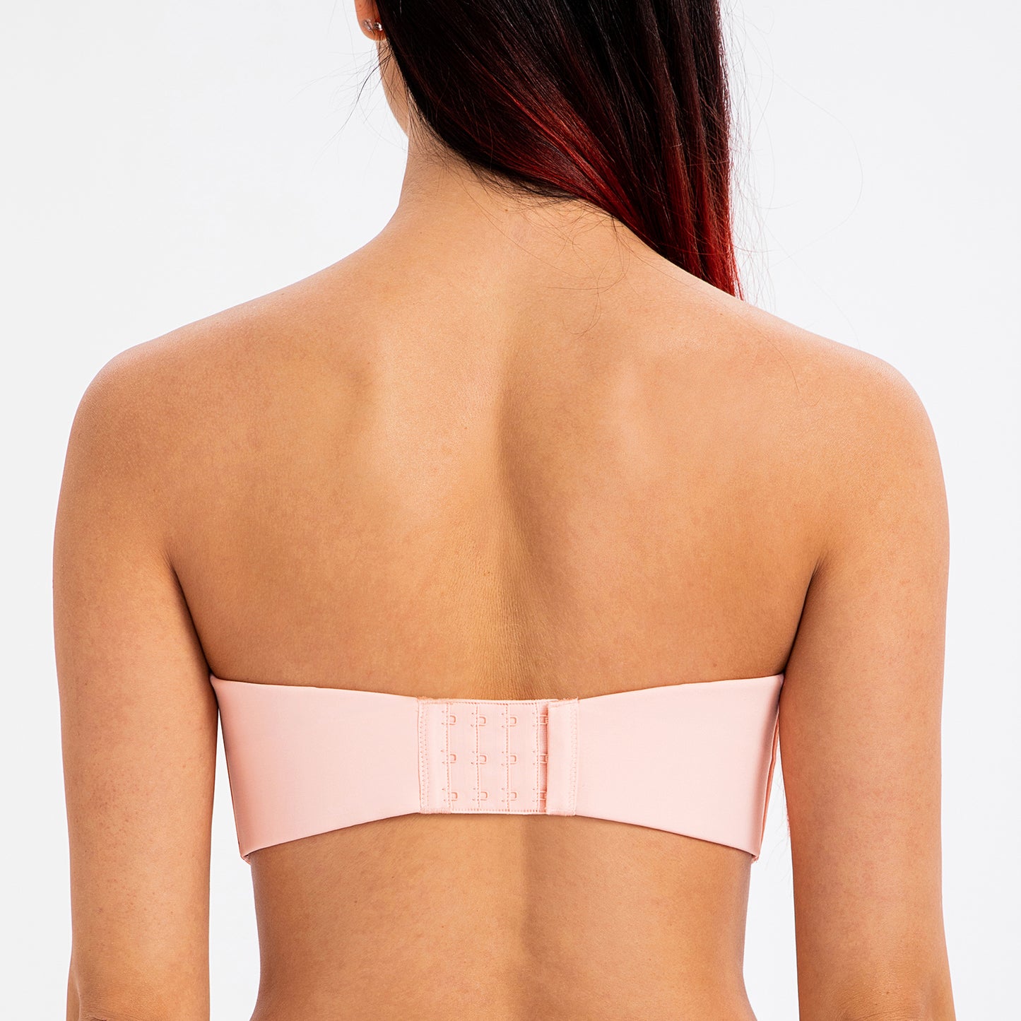 MELENECA Large Bust Minimizer Unlined Bandeau Underwire Strapless Bra