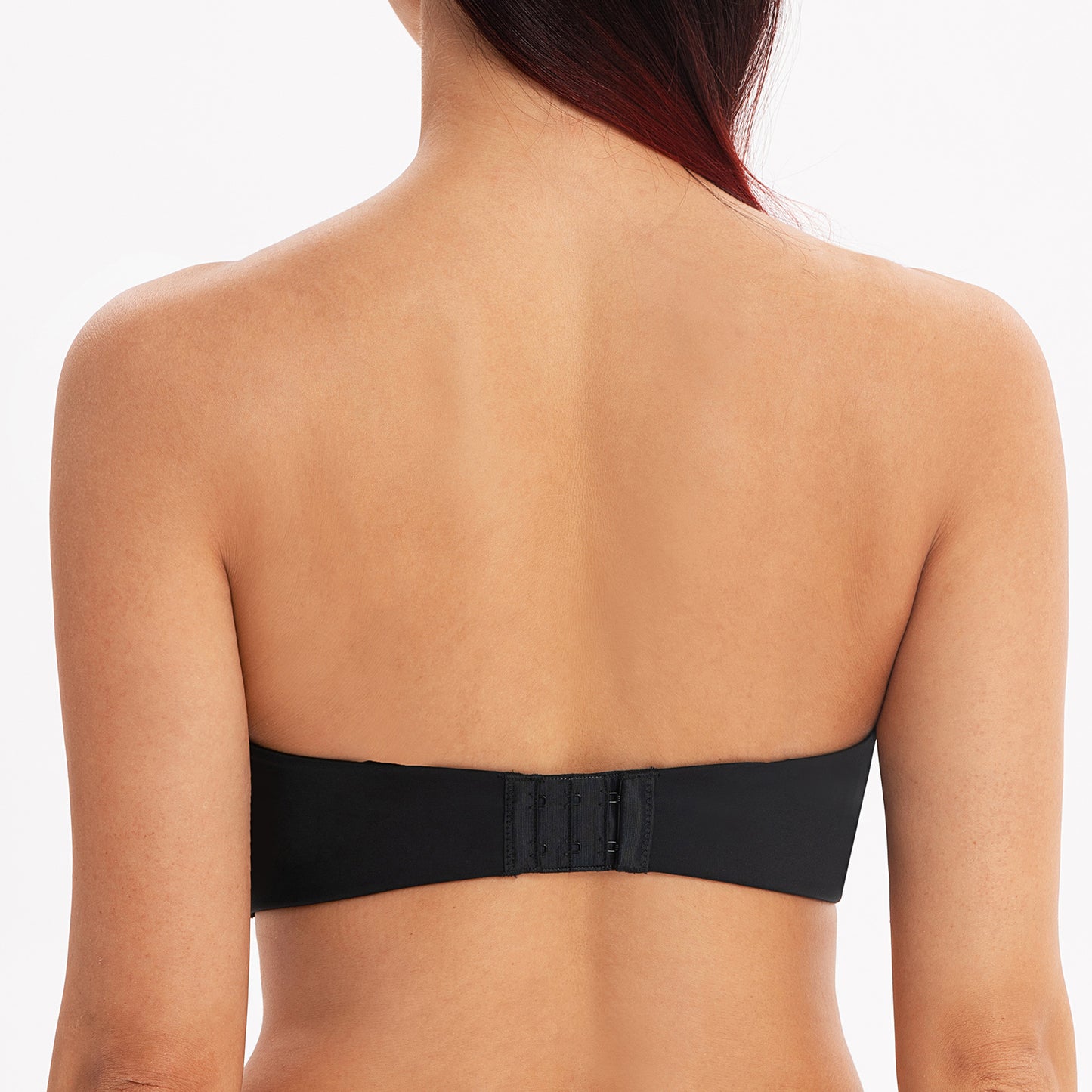 MELENECA Wireless Lightly Padded Push Up Strapless Bra