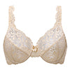 MELENECA No Padding Plus Size Lace Underwire Full Coverage Bra